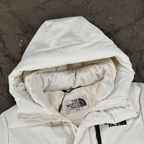 The North Face White Long Down Jacket - Picture 3 of 9
